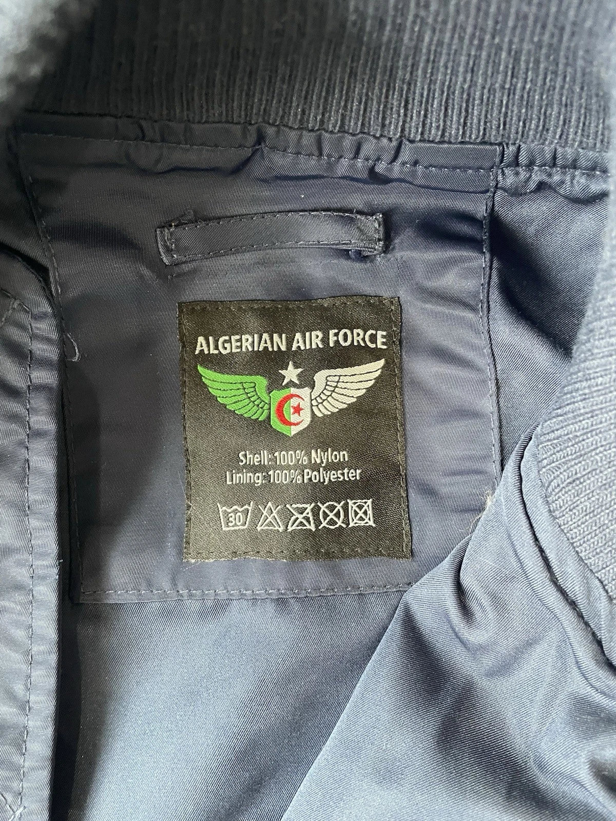 Veste Pilote Algerian Air Force - 121e Esquadron Su-30 Air Wing